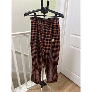 Detroit Tigers MLB Baseball Plaid Pajama Pants - Size Medium